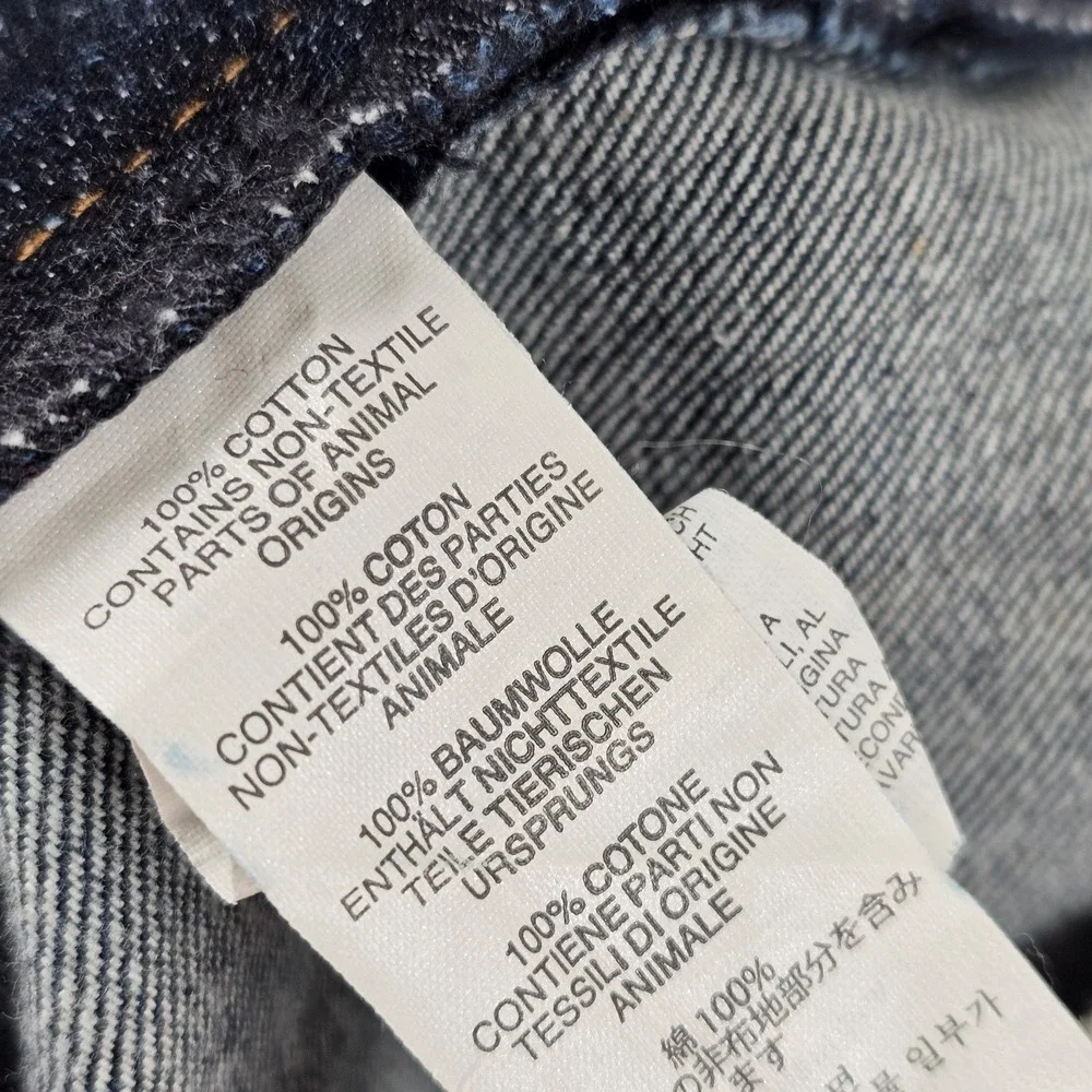 J.Crew 1040 Jeans Men 36x32 Kaihara Denim Japanese Fabric Dark Wash C9053 Indigo